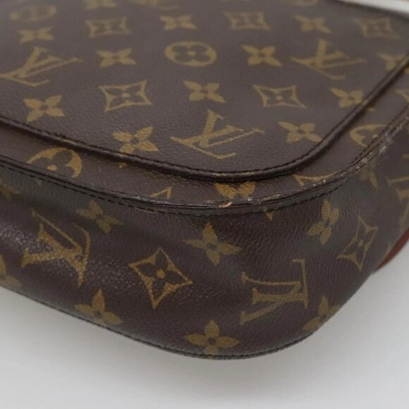 LOUIS VUITTON Monogram Saint Cloud GM Shoulder Bag M51242 LV Auth 128339 - Picture 5 of 16